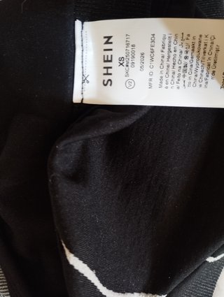 Conjunto Shein Top y Leggings Talla XS