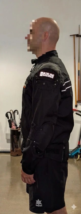 Chaqueta Moto Borleni Talla XL