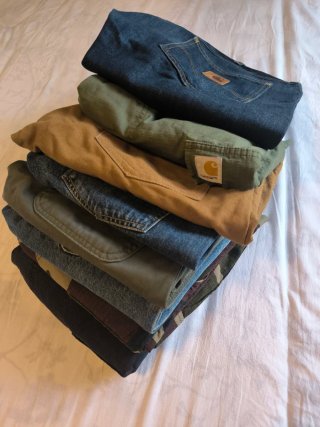 Lote 8 pantalones Cortos Carhartt