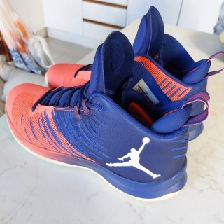 Air Jordan Super.Fly 5 Scarpe Blu/Arancioni