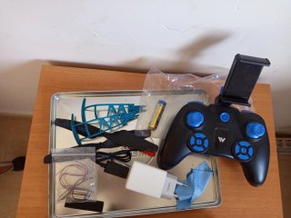 Dron Explorer Negro y Azul