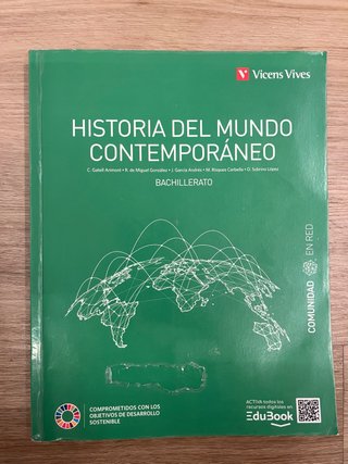 Historia del mundo contemporáneo 1 Bachillerato
