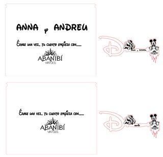 Cajas Abanibí Disney Personalizadas