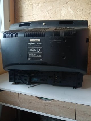 Televisor de Tubo CRT Sanyo 21" Retro Gaming