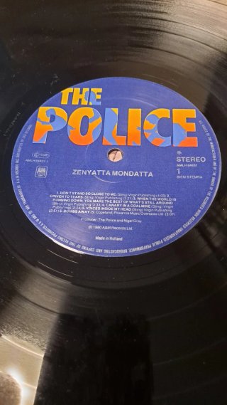 The Police - Zenyatta Mondatta LP (1980)