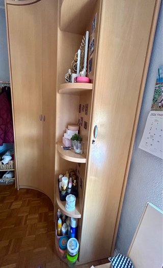 Dormitorio juvenil con vinilo en gris
