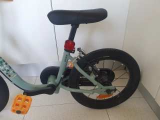 Bicicleta infantil Decathlon 14 pulgadas, 3-5 años