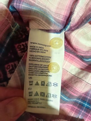 Camisa Tommy Hilfiger Talla S