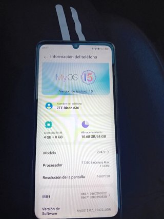 ZTE Blade Azul Marino