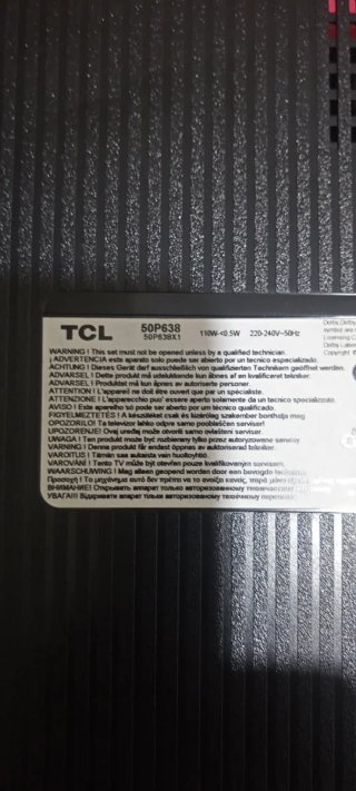 TCL 50P638 40-R51MPD-MAC2HG