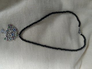 Collar Piedra Volcánica Árbol Vida