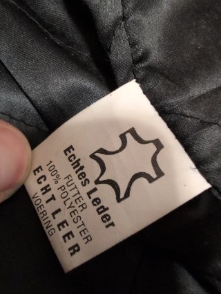 Chaleco de Piel Genuina Negro