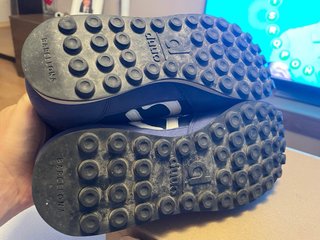 Zapatillas deportivas mujer azul y beige