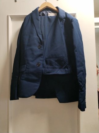 Traje chaqueta niño azul