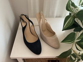 Latouche Zapatos Destalonados Piel Beige Talla 40