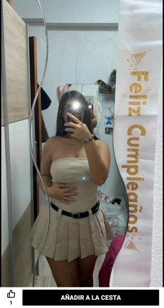 Vestido pantalon beige talla M