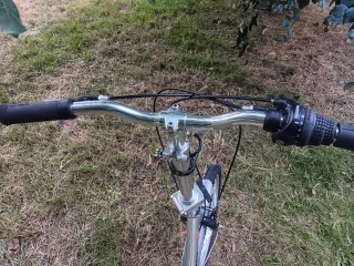 Bicicleta Plegable Boomerang Plata