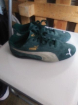 Zapatillas Puma Hombre Talla 41 Verde/Blanco