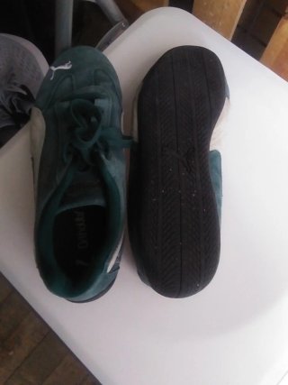 Zapatillas Puma Hombre Talla 41 Verde/Blanco