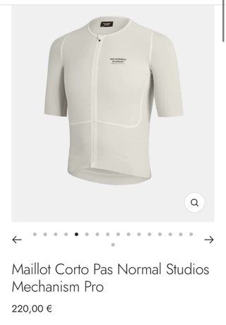 PAS NORMAL STUDIOS - Maillot Ciclismo Blanco | XXL