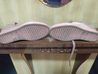 Botines cuña interior rosa