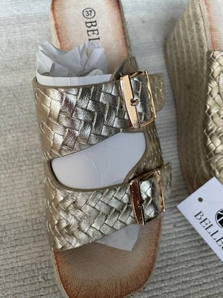Sandalias doradas Belle talla 37