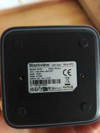Mini PC Blackview MP80 nuevo y con factura