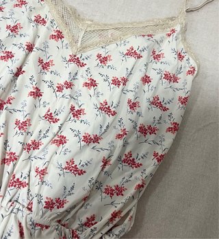 Mono corto verano tirantes estampado floral