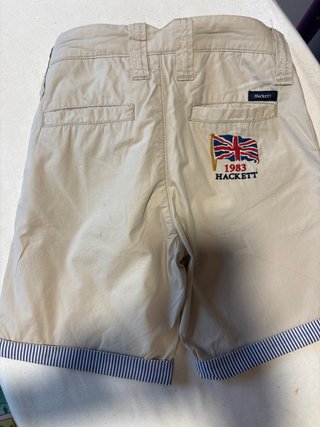 Pantalón corto niño Hacket beige talla 5-6