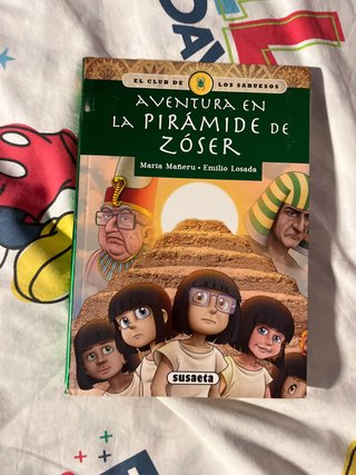 libro de la aventura en la pirámide de zóser