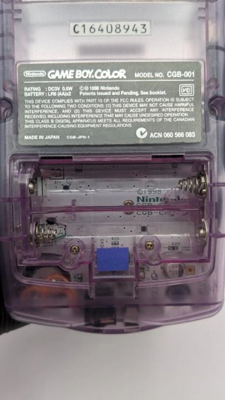 Game Boy Color Viola Trasparente