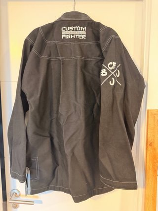 Kimono BJJ Negro con Cinturón Blanco A3