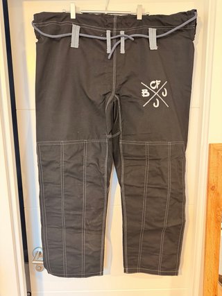 Kimono BJJ Negro con Cinturón Blanco A3