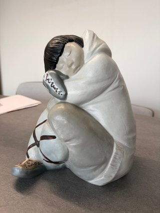 Figura Lladró Chino Durmiendo