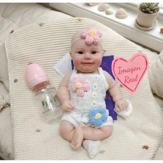 Muñeca bebé Reborn Silicona Flexible