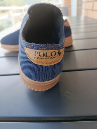 Zapatos Polo Hombre Azul