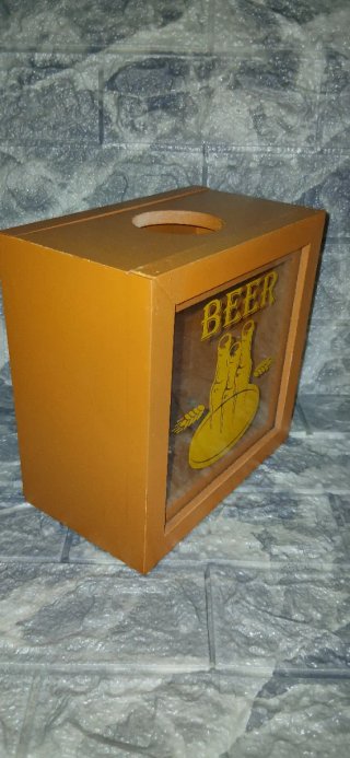Portamonete Beer in legno