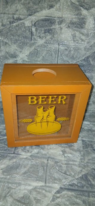 Portamonete Beer in legno