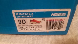 Hoka Mafate X Naranja/Rosa