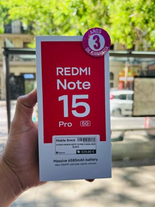 Xiaomi Redmi Note 15 Pro 128GB Negro