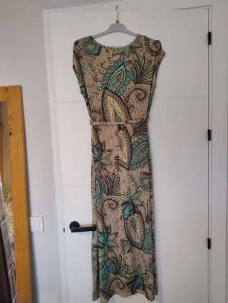 Vestido midi estampado