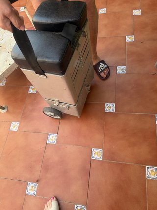 Asiento pesca con almacenaje y plataforma