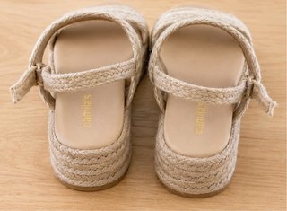 Sandalias Camilas Esparto Beige