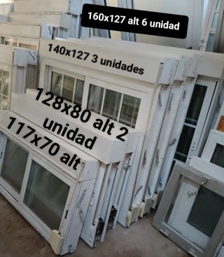 Ventanas de aluminio varias medidas
