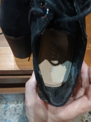 Zapatos plataforma negros talla 39