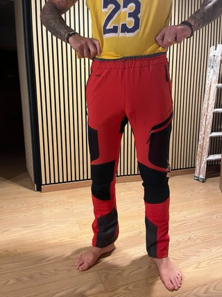 Pantalón Trangoworld TRX Windstopper Negro/Rojo