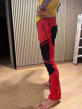 Pantalón Trangoworld TRX Windstopper Negro/Rojo