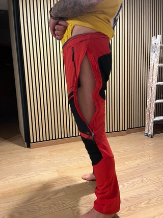 Pantalón Trangoworld TRX Windstopper Negro/Rojo