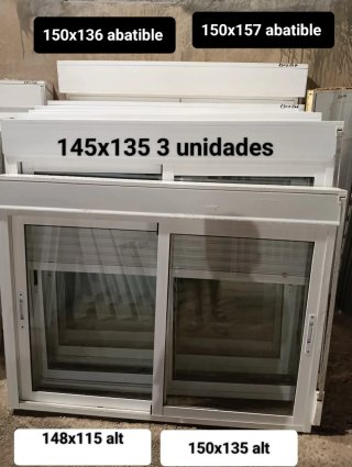 Ventanas aluminio abatibles y correderas