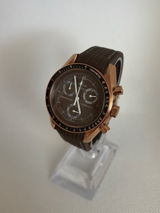 Omega x Swatch Moonwatch Chocolate Rose Gold